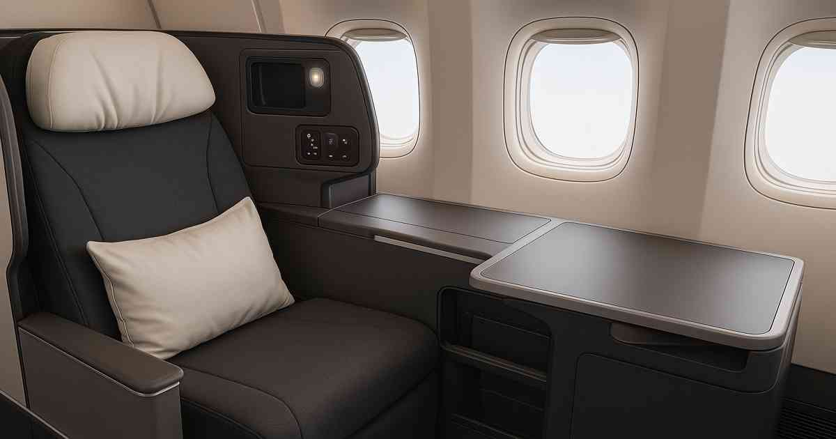 business class seat